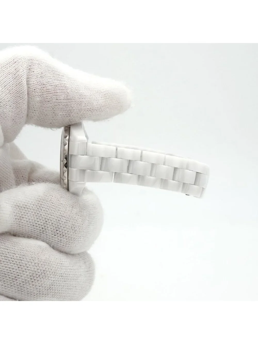 Chanel Diamond White Dial Watch